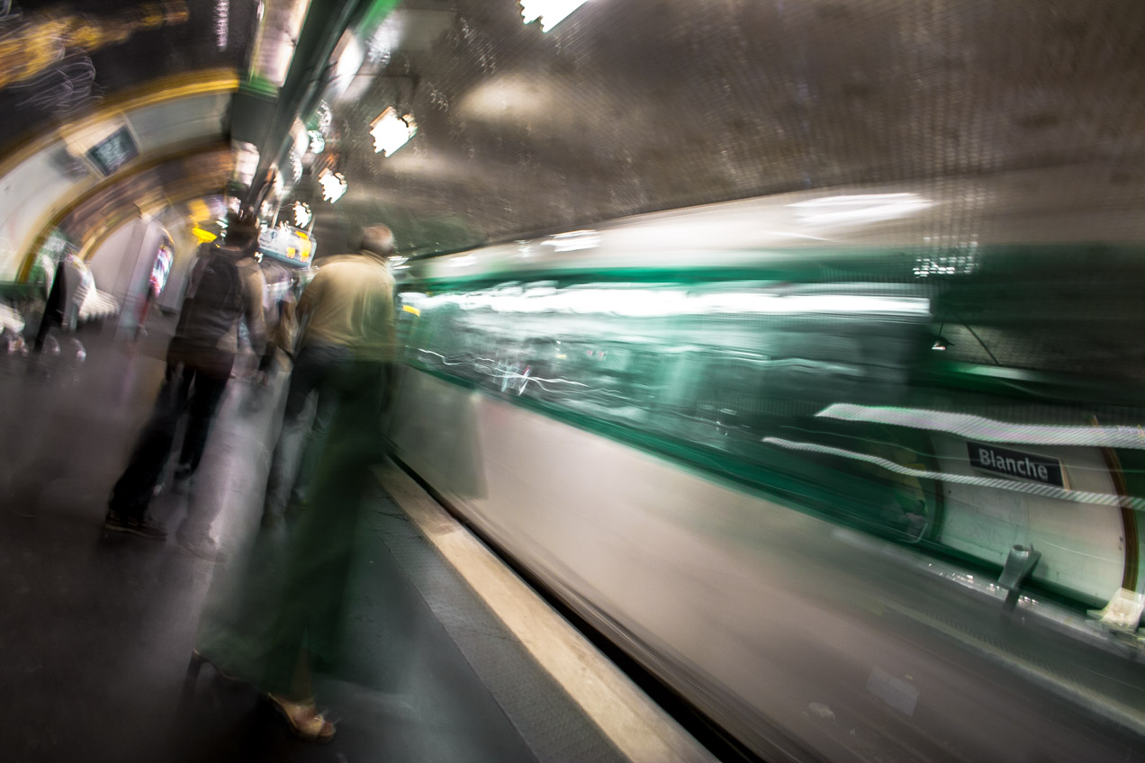 Estación de Blanche en el metro de París, Francia. © mateoht 1990-2013 - http://lafotodeldia.net