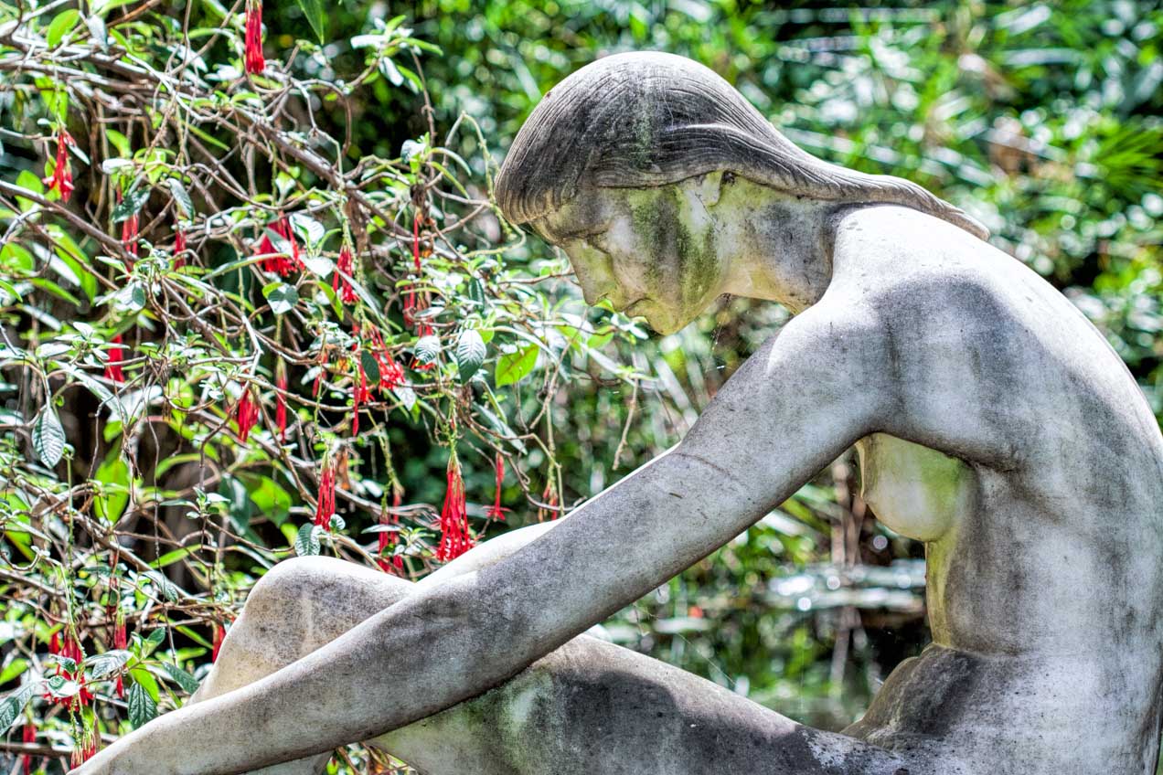 Estatua en el Jardín Botánico de Lisboa. © mateoht 1990-2013 - http://lafotodeldia.net