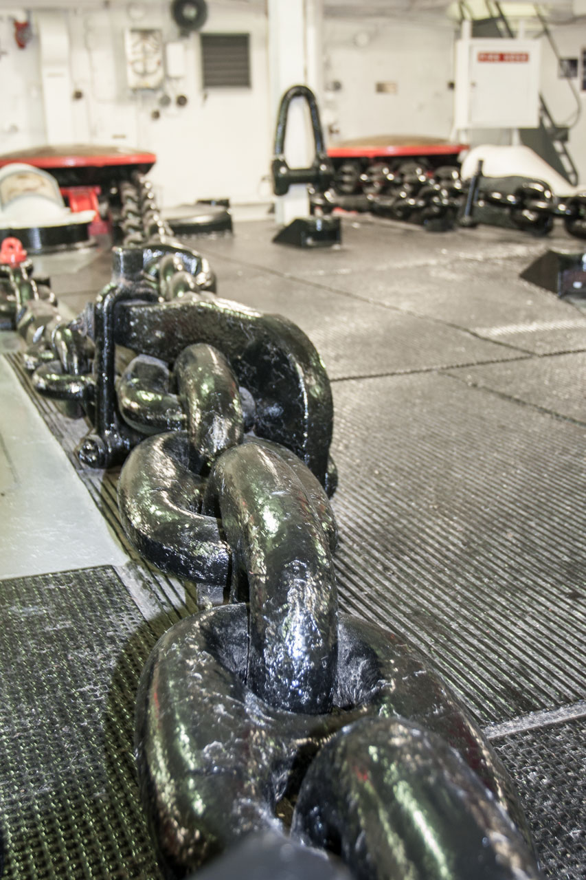 Cadenas para el ancla en barco de guerra, New York. © mateoht 1990-2013 - http://lafotodeldia.net