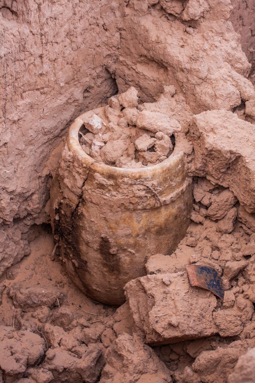 Ánfora en edificio, Ghardaia, Argelia. © mateoht 1990-2014 - http://lafotodeldia.net