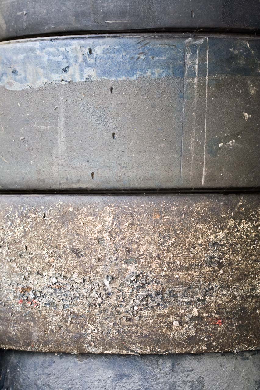 Neumáticos gastados, Circuíto de Cheste, Valencia © mateoht 1990-2014 - http://lafotodeldia.net